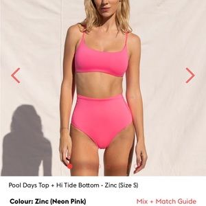 Left on Friday - Hi Tide Bottoms - neon pink zinc - large